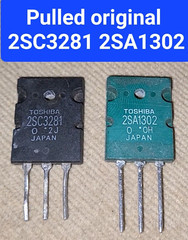 1 Pair | 2SC3281 + 2SA1302 NPN + PNP Audio Power Amplifier New Orignal TOSHIBA