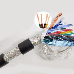 2/4/6/8/10/12/14/16/20-Core RVSP Double Twisted Shielded Cable 485 Signal Wire