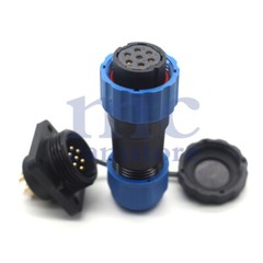 SD20 IP68 7 pin Panel Mount Wire Connector,Aviation Cable Connector Plug Socket