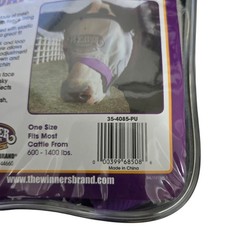 Weaver Leather Weaver Livestock Cattle Fly Mask Adjustable Mesh-Covered Cow