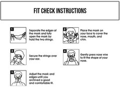 10 Packs MHCARE Adjustable KF94 Korean Face Mask Made in Korea Cover Adults Kids