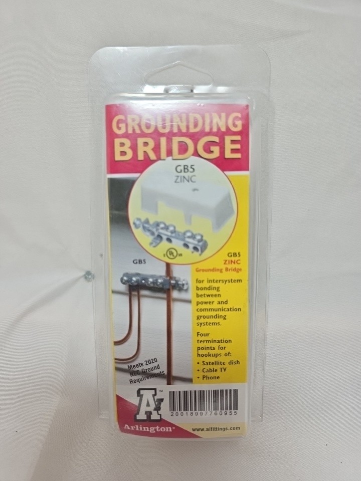 Arlington GB5 Zinc – Intersystem Grounding Bridge – Termination Points