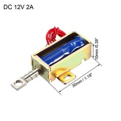 DC 12V 2A 5mm Pull Type Solenoid Lock for Electric Door Lock Mini Lock