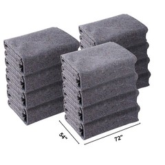 12pcs Durable Cotton Moving Blankets for Shipping, Furniture, Floor & Appliance
