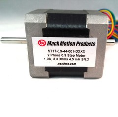 Nema 17 5mm Dual Shaft 2 Phase 0.9 Step Motor 1.0A 3.3 ohms 4.5 mH