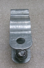 T & B 6H1 B GALVANIZED STEEL HANGERS 3/4″ W/BOLT & NUT BOX OF 100 PCS #188A