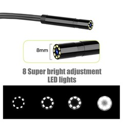 Industrial Endoscope, HD 1080P Inspection Camera with 4.3 inch LCD Screen, 8 LED…