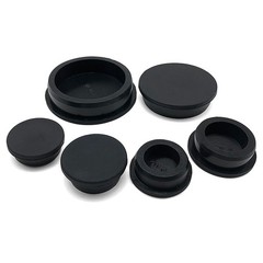 Silicone Rubber End Cap Tube Pipe Insert Plug Bung Dust-Proof Black 6.8- 201.5mm
