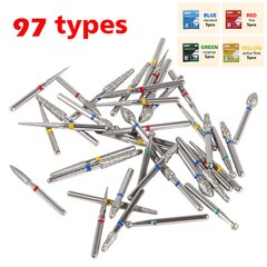 50*Dental Diamond Burs Ball Round for High Speed Handpiece Medium FG 1.6mm BR SA