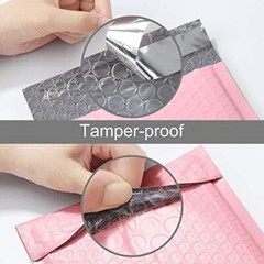 Bubble Mailers 6×10 Inch 25pc Light Pink Shipping Bags, 6×10 Inches Light pink