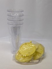 Lot of 7: Assorted DeRoyal, Bemis & More Medical Suction Cannisters With Lids