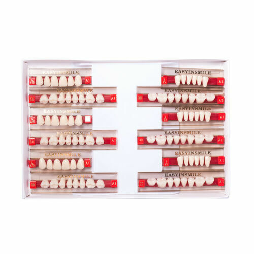 1Pks Dental Acrylic Resin Teeth Denture Replacement’s Upper Lower Shade A1/A2/A3