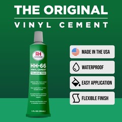 HH-66 Toluene Vinyl 1 oz – Vinyl Adhesive, Glue, Industrial for PVC & Vinyl R…