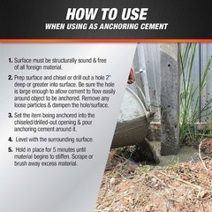 Dap 14090 Hydraulic Cement, Pail, Gray, Quick Plug
