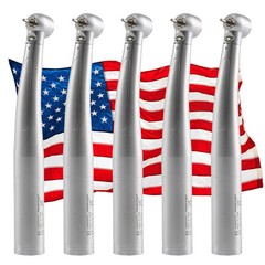 1-5* Yabangbang Dental LED E-generator Fiber Optic Handpiece Fit 4Hole Coupler