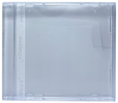 200 STANDARD Clear Unassembled CD Jewel Case
