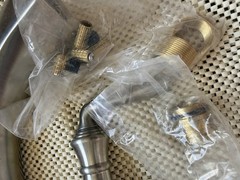 Kohler T398-4-BN Roman Tub Faucet Trim Only Solid Brass Brushed Nickel
