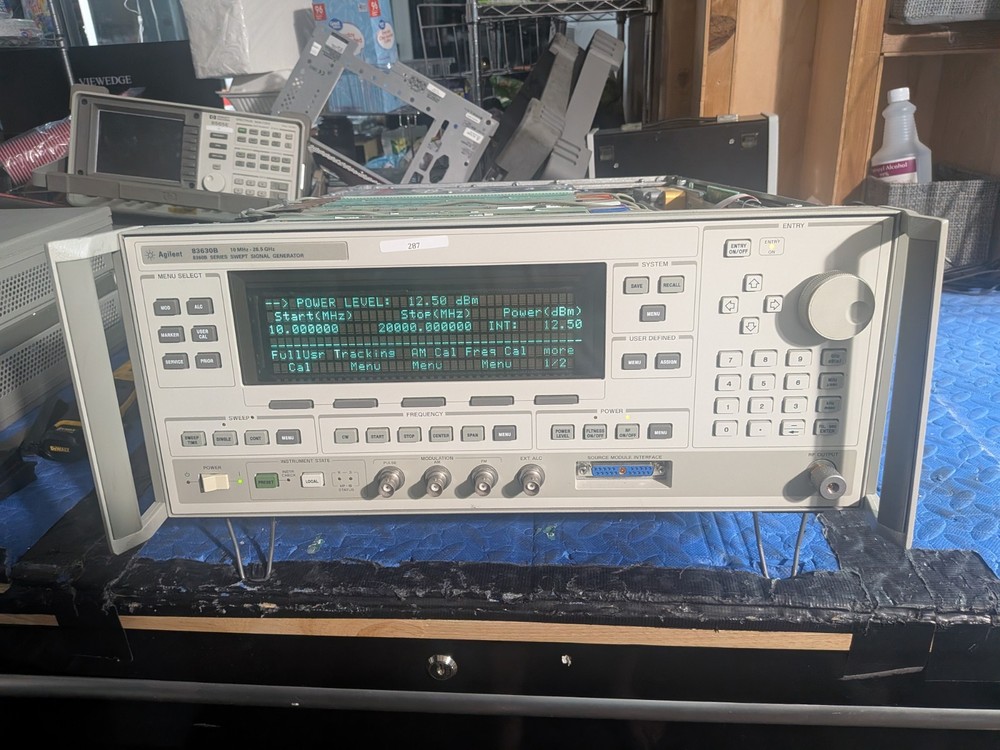 💪HP Agilent 83630B Signal Generator Cw/Sweeper Opt 8+1 NIST Cal’d! 26.5 Ghz 💪