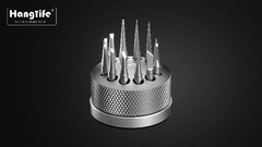 Soldering Tips Set 12 Piece ET Series with Rotating Holder for Weller Stations