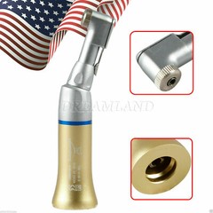 5*NSK Style Dental Low Speed Contra Angle Latch 2.35mm burs E-type GOLD good