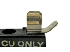 FUSE BLOCK, SINGLE, AGC-STYLE, OPEN-AIR, BUSSMANN MODEL 2839, QUICK CONNECTS