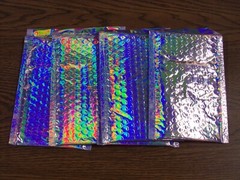 10-100 4×8 Lavender Metallic BUBBLE Mailers #000 Shipping Protective 10 25 50