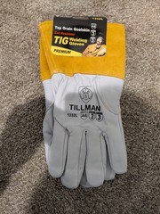 Lot Of 6 New Tillman 1332 Large TIG Welding Gloves Cut Resistant ANSI A6 3
