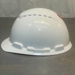 3M White Vented Hard Hat No straps Type 1 Class C (see photos)