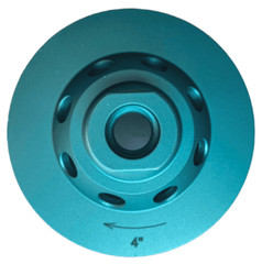 4 Inch Turbo Cup Wheel for Stock Removal cut Concrete and Masonry 5/8″-11 Thread
