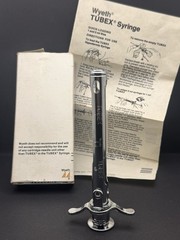 Wyeth Tubex Hypodermic Syringe (No Needle) Opened Box 1&2 Ml Size W/Box & Manual
