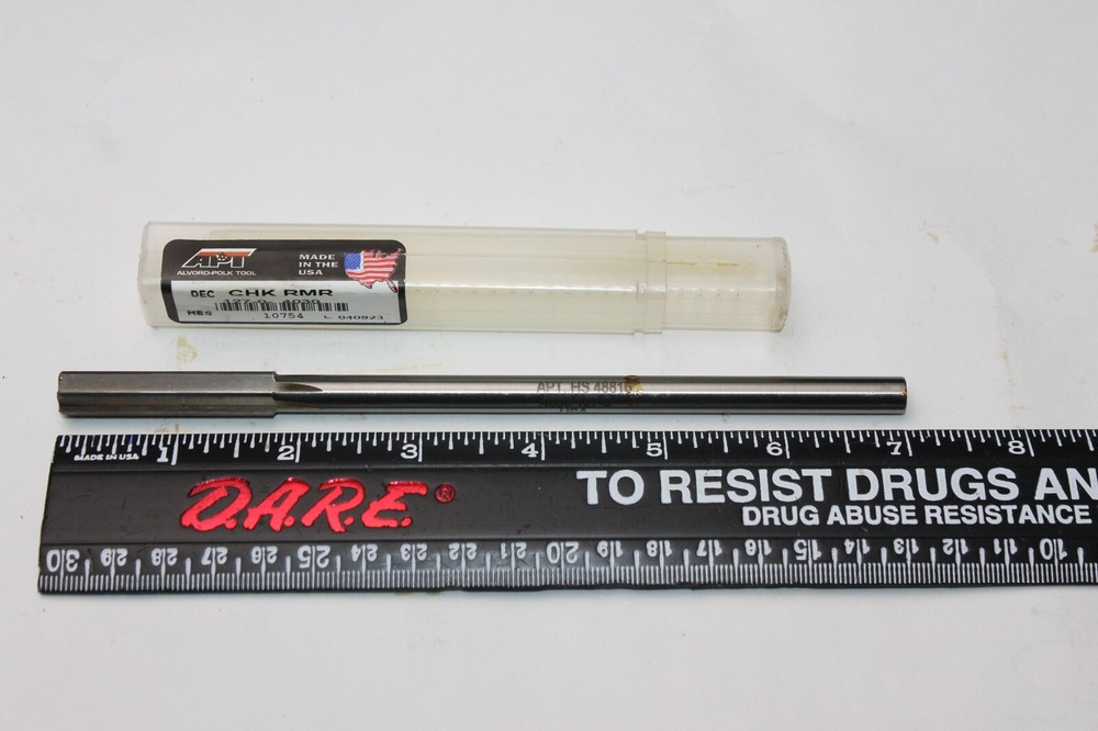 APT Alvord Polk Tool HS 48816 .4030 127-0 #10754 Straight Shank Flute NEW
