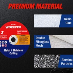 20PC Cut-Off Wheels 3 X 3/8inch Metal&Stainless Steel Cutting Wheel Cutting Disc