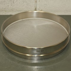Advantech 12″ Test Sieve 80SS12H, 180 Micron, #80 Mesh, Stainless Steel Cloth