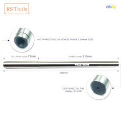 MT2 Lathe Alignment Test Bar 2MT Alloy Steel Over All Length 11 1/8″ Inch 283mm