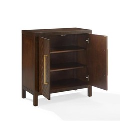 CROSLEY FURNITURE Darcy Dark Brown Accent Cabinet