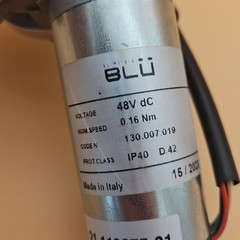Blu Motor 48V DC 130.007.019 0.16 Nm IP40 D.42 21-119375-01 Made In Italy