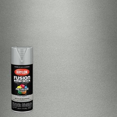 Krylon Fusion All-In-One Adhesive Spray Paint 12 Ounce (Pack of 1), Aluminum