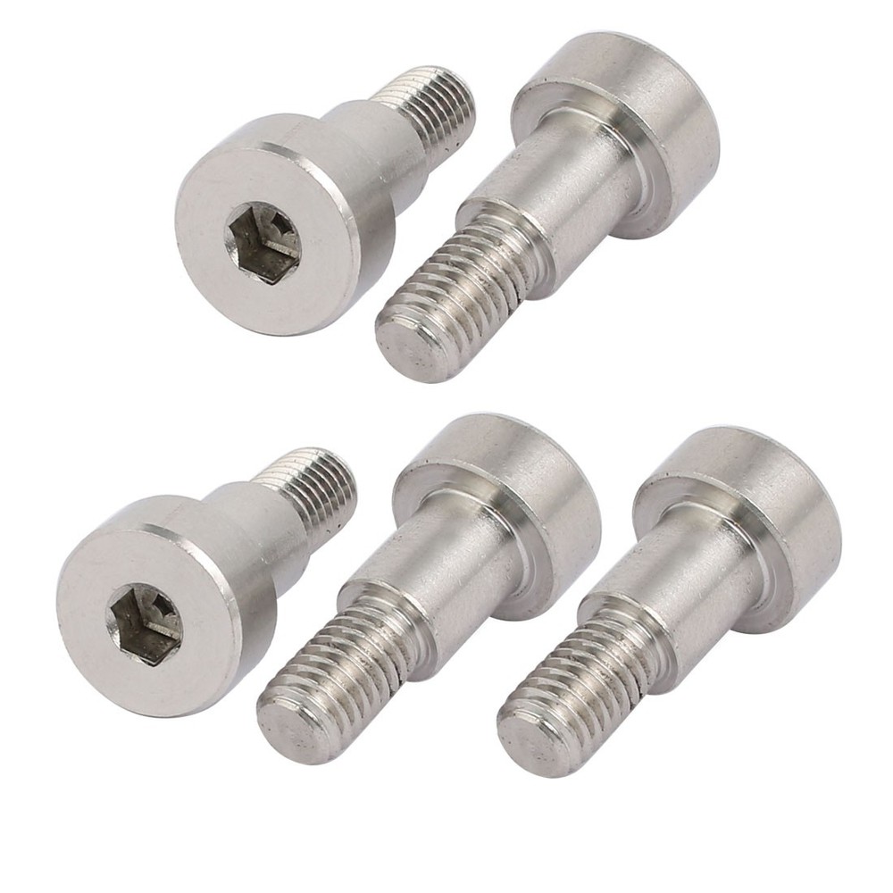 Hex Socket Shoulder Bolt 10mm Shoulder 12mm Shoulder Length M8 Thread 5pcs