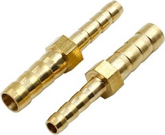 4PCS Brass Hose Brab 1/4 to 3/16 Brass Hose Barb Reducer Fitting B…