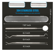 3pcs Dental Tools Professional Dental Picks For Teeth Cleaning