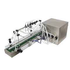 110V Automatic 4Head Magnetic Pump Filling Machine Liquid Bottle Filler 5-1000ml