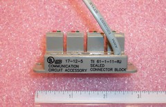 QTY (3) 61-1-11-RJ TII NETWORK TECHNOLOGIES CAT5 SEALED CONNECTOR BLOCKS