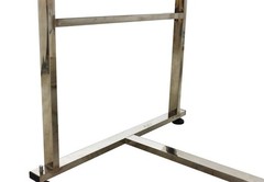 Electric PVC Belt Conveyor Transport Machine w/ Double Guardrails 110V 59×31.5in