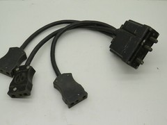 Union Connector 3-Way Split Size Adapter Male Plug to Female FC255G