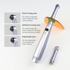 VAFU Dental LED Curing Light 10W Lamp 3200mw/cm² Wide Spectrum 9 Modes Wireless
