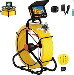 Ultimate Waterproof Plumbing Camera – 100FT Length, 32GB & Long Battery Life