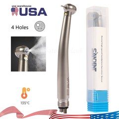 Dental High Speed Handpiece LED Turbine 2 Holes/4 Holes E-generator 3 Spray DL