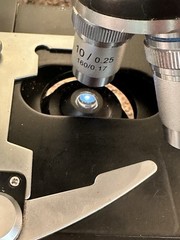 OMAX M82ES Binocular Compound LED Microscope Mechanical Stage -MISSING EYEPIECES