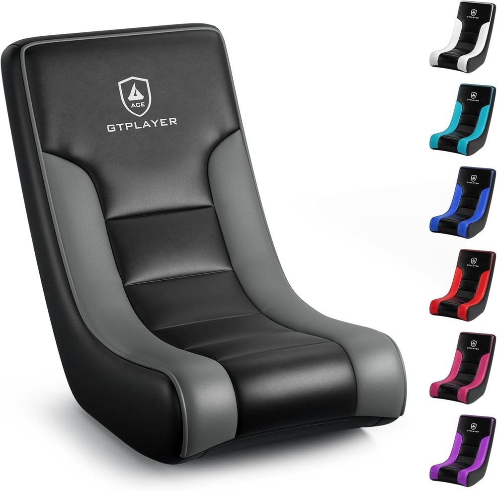 Floor Rocker Gaming Chair Adjustable Angle Limiter Ultra Lightweight Ergonomic