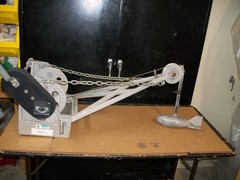 WILDCO ENVIRONMENTAL WINCH W/ COUNTER AND WEIGHT FOR GRABS TESTING 200 LB